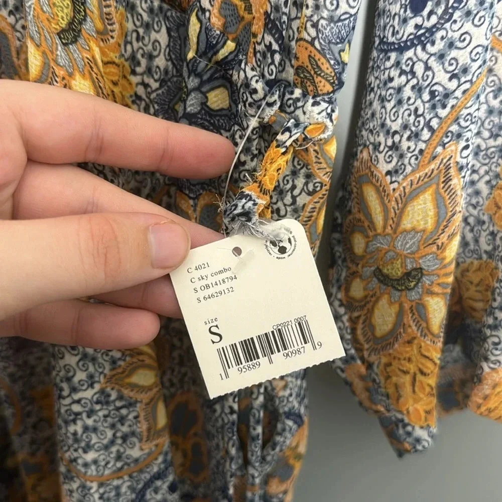 Free People Teegan Mini Dress Size S New
